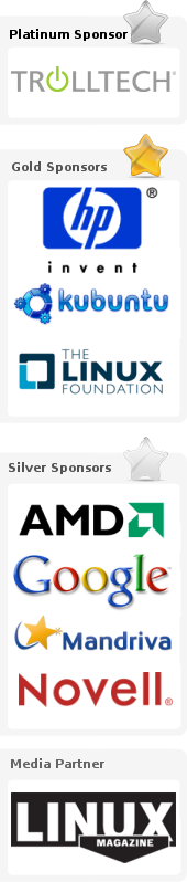 aKademy sponsors